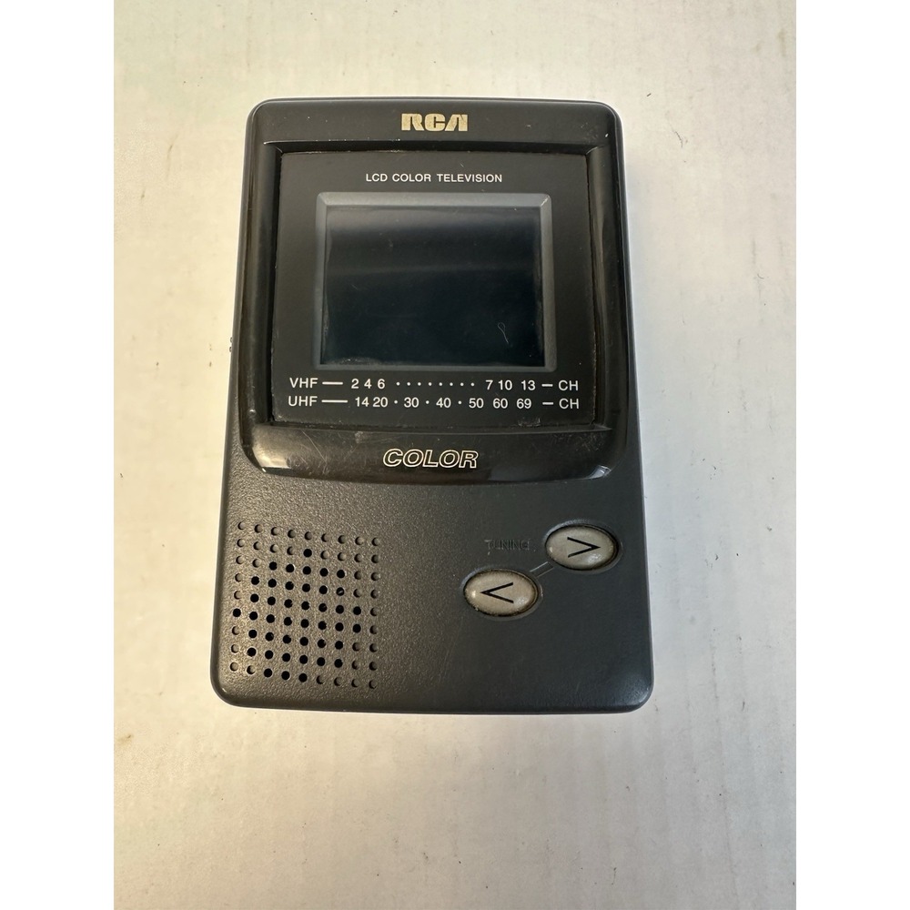 Vintage RCA 16-3053 Handheld LCD Color TV RadioShack Pocket Television UNTESTED⁠